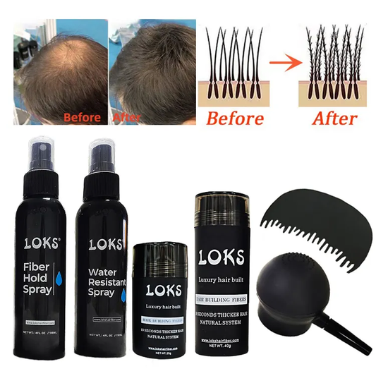 100% human bald spot thin atomizer dust nozzle keratin hair building fiber powder hold spray