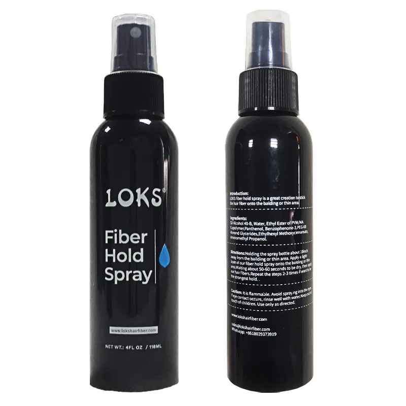 100% human bald spot thin atomizer dust nozzle keratin hair building fiber powder hold spray